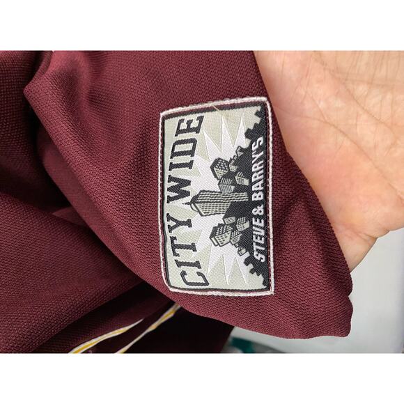 VTG Y2K Steve & Barrys PECKERS Button Up Sewn Baseball Jersey XXLFunny - Picture 11 of 11